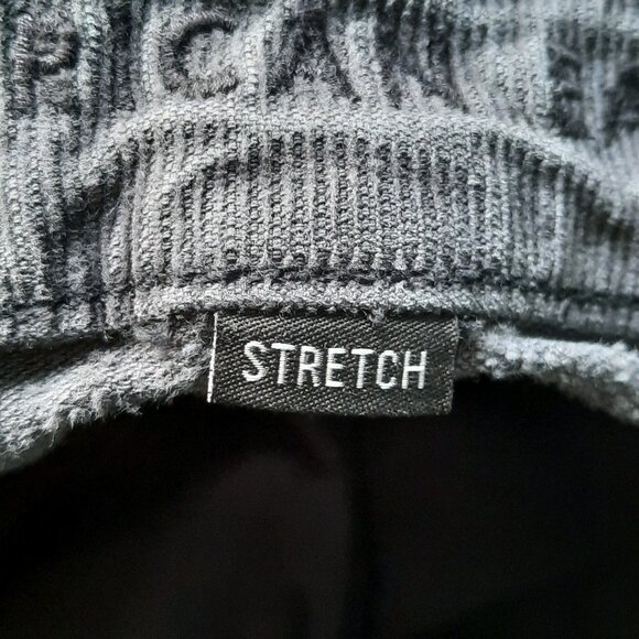 American Eagle Pants Womens 2 Gray Super Hi-Rise Flare Sailor Trouser Boho Cords - Picture 7 of 12